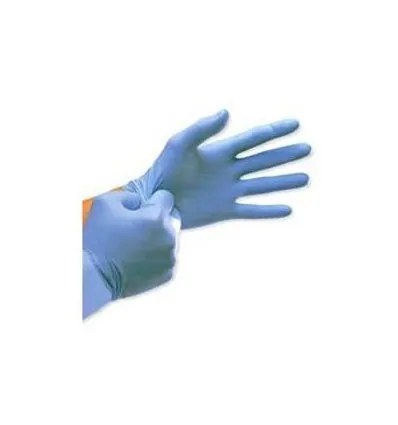 Rękawice diagnostyczne nitrylowe, niejałowe, bezpudrowe, teksturowane, niebieskie GREAT GLOVE