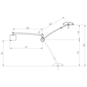 Lampa zabiegowo-operacyjna 100.000 LUX ścienna IGLUX IG-100W