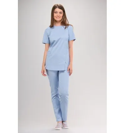 Bluza medyczna Paula krótki rękaw