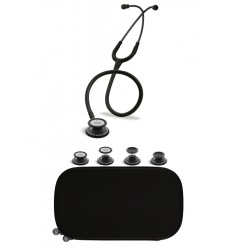 Stetoskop Internistyczno-Pediatryczny SPIRIT CK-SS601CPF Black Edition w pakiecie wraz z dedykowanym etui do stetoskopu