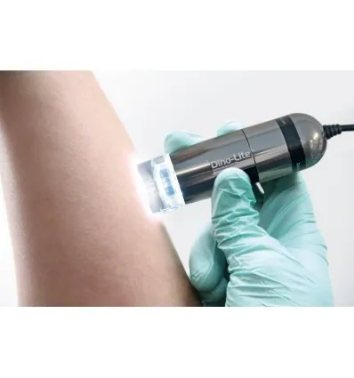 Dermatoskop Dino-Lite z polaryzacją (VideoDermatoskop) HR 200x