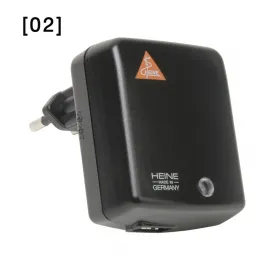 Rękojeść akumulatorowa BETA4 USB, z baterią Li-ION, ładowarką sieciową E4-USB z przewodem i podstawką pod rękojeść.