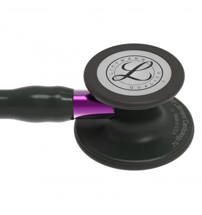 Stetoskop Littmann Cardiology IV BLACK EDITION (fioletowy STEM)