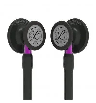 Stetoskop Littmann Cardiology IV BLACK EDITION (fioletowy STEM)