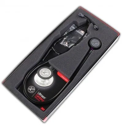 Stetoskop Littmann Cardiology IV BLACK EDITION (fioletowy STEM)