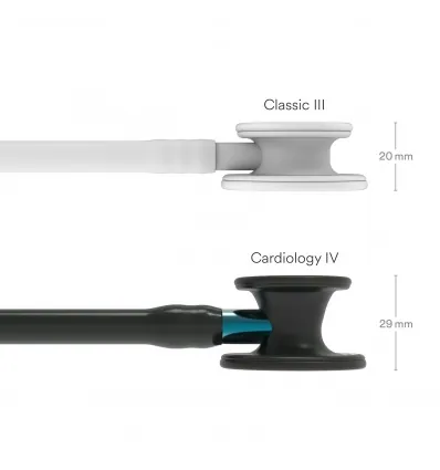 Stetoskop Littmann Cardiology IV BLACK EDITION  (fioletowy STEM)