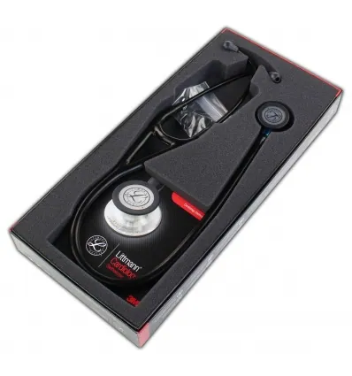 Stetoskop Littmann Cardiology IV BLACK EDITION  (fioletowy STEM)