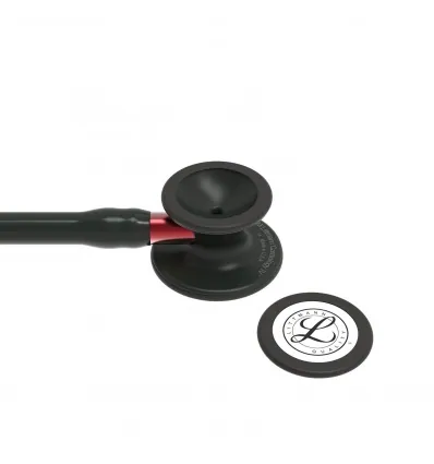 Stetoskop Littmann Cardiology IV BLACK EDITION  (czerwony STEM)