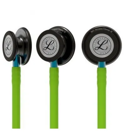 LITTMANN CLASSIC III Limonkowy Smoke Finish (niebieski STEM)