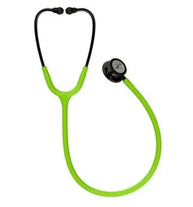 LITTMANN CLASSIC III Limonkowy Smoke Finish (niebieski STEM)