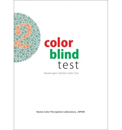Tablice typu Ishihary - 14 tablic (test typu ishihary, tablica pseudoizochromatyczna)