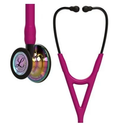 Stetoskop Littmann Cardiology IV malinowy RAINBOW (smoke STEM)