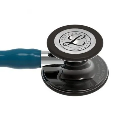 Stetoskop Littmann Cardiology IV SMOKE FINISH HIGH POLISH,błękit karaibski (mirror STEM)