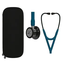 Stetoskop Littmann Cardiology IV SMOKE FINISH HIGH POLISH,błękit karaibski (mirror STEM)